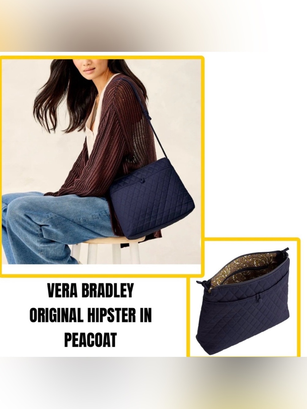 Vera Bradley Hipster Bag
